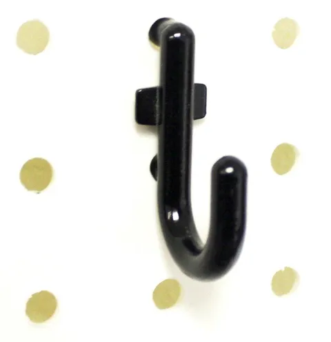 Wall Peg Hook Kit - J Style Pegboard Hooks Tool Storage Garage Organizer Choice B/W