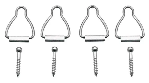 Prime-Line Silver Aluminum Window Latch 1/16 in wide · 1-9/16 in long For Spline Channel 4 pk