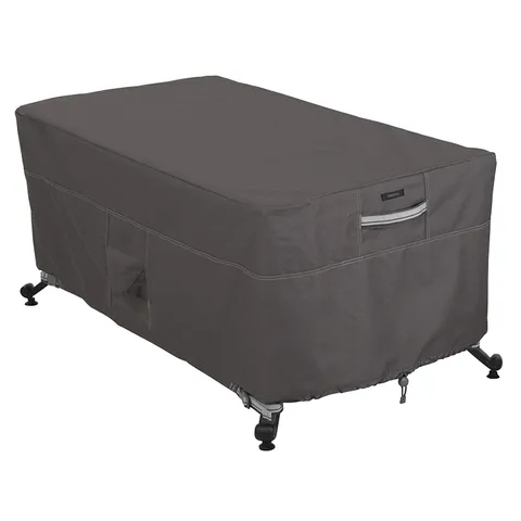 Ravenna Water-Resistant 56 Inch Rectangular Fire Pit Table Cover