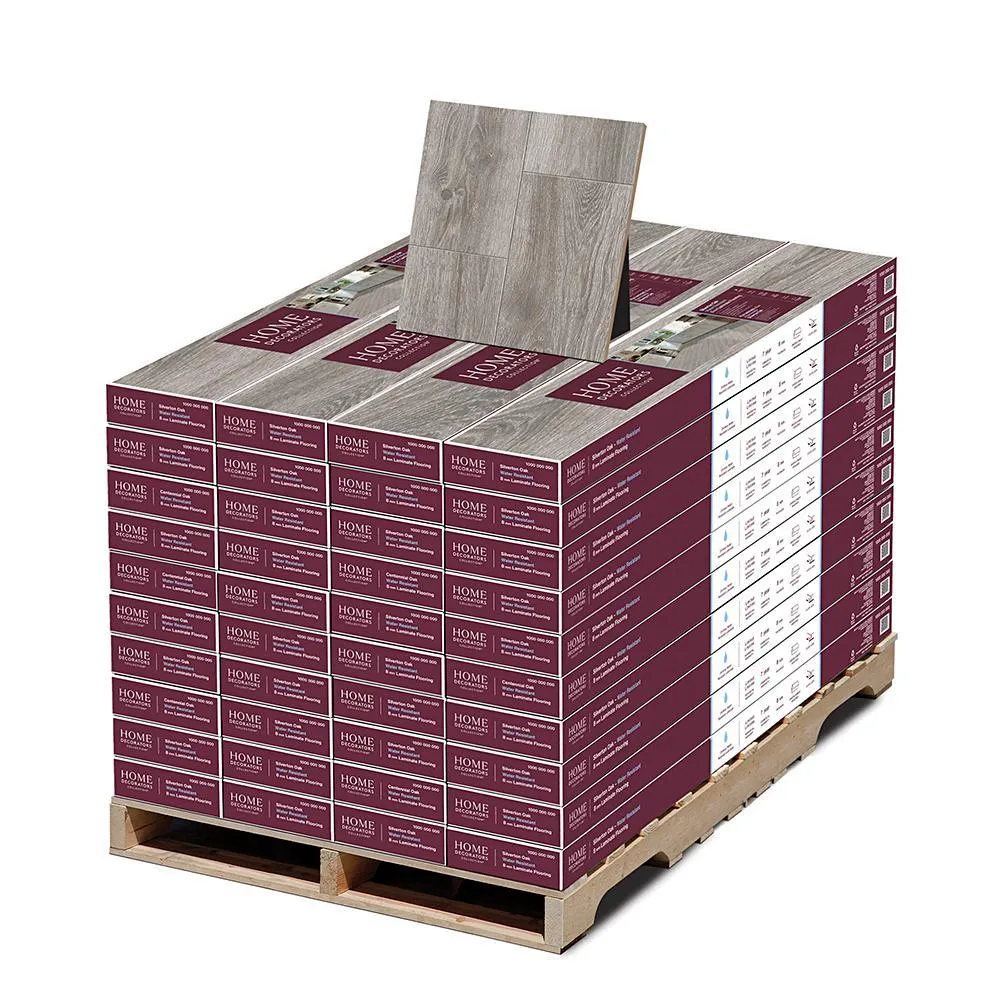 8 mm T x 7-1/2 in. W x 50-2/3 in. L Ghost Ship Maple Water Resistant Laminate Flooring (23.69 sq. ft./case), photo 2 of 4