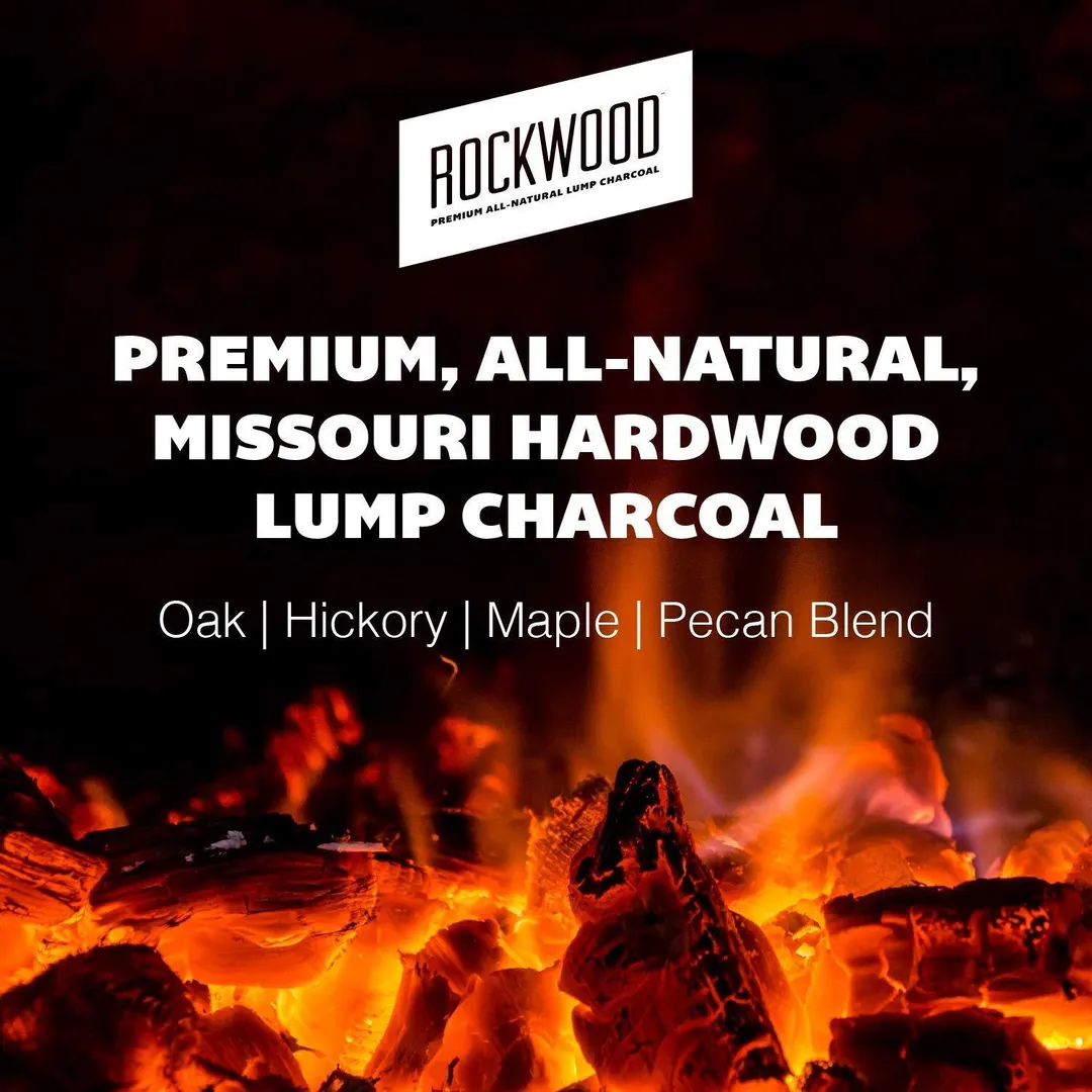 Rockwood All Natural Hardwood Grill or Smoker Lump Charcoal Mix, 20 Pound Bag, photo 6 of 6