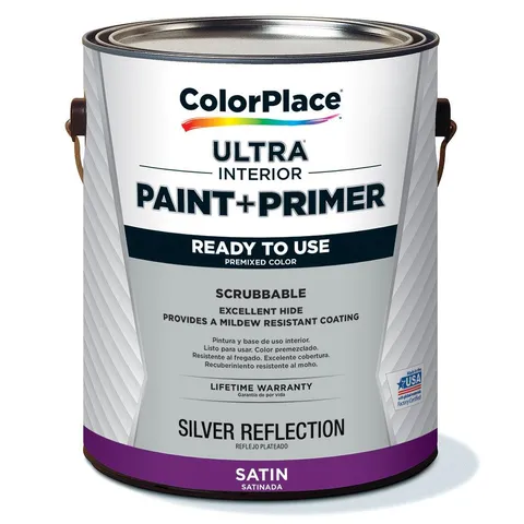 ULTRA Interior Paint & Primer, Silver Reflection, Satin, 1 Gallon