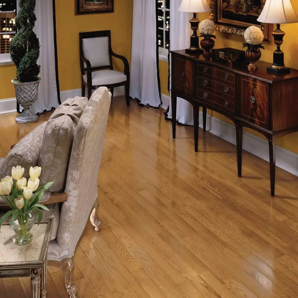 Bruce Laurel Gunstock Oak 3/4 in. Thick x 2-1/4 in. Wide x Varying Length Solid Hardwood Flooring (20 sq. ft. / case), photo 2 of 11