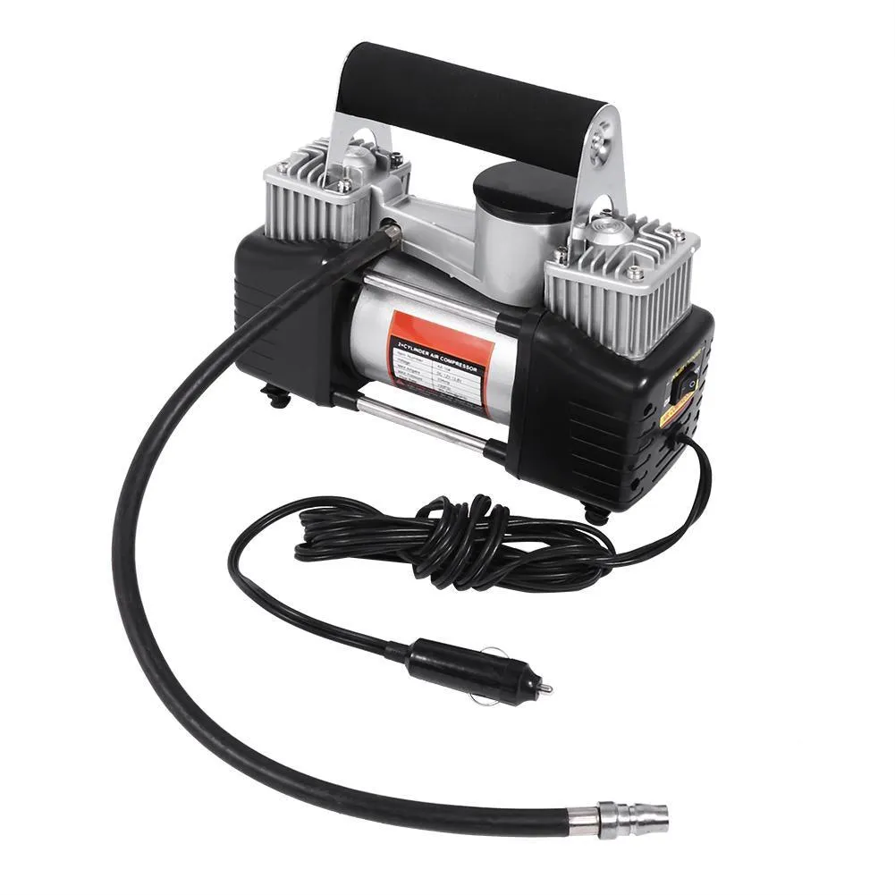 Hilitand Air Compressor Pump Hilitand 12V DC 150 PSI Multi-Use Heavy-Duty Cylinder Car Air Pump Electric Car Van Tyre Inflator for Car Tire, Motorcycles, Bicycle,and Other Inflatables, photo 7 of 7