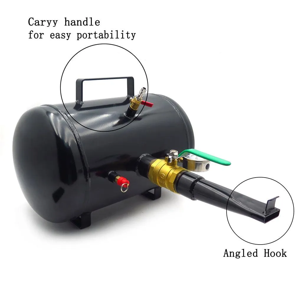 HTTMT- New 5 Gallon Air Tire Bead Seater Blaster Tool Seating Inflator Compatible With Truck ATV 145PSI Black [See Fitmen], photo 2 of 7