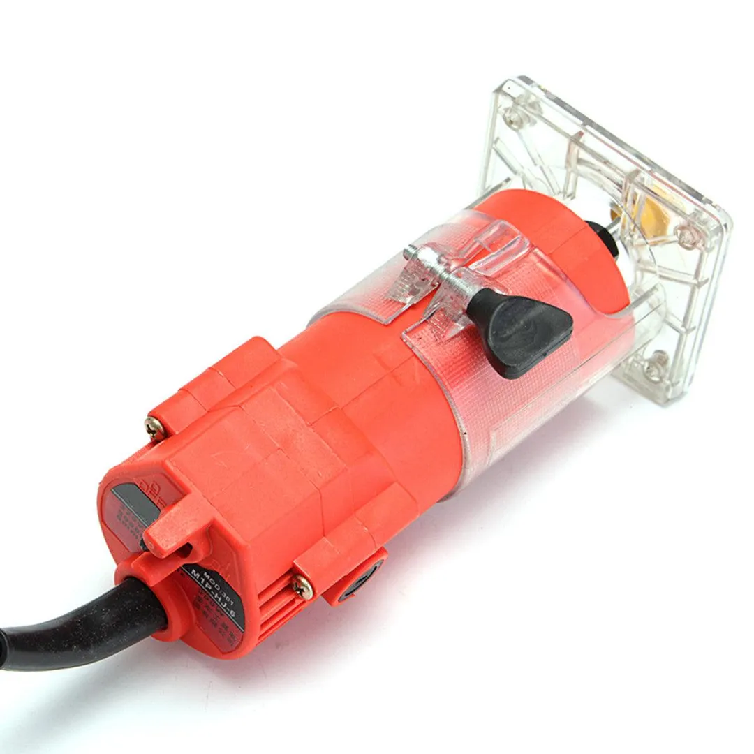 220V 300W 30000RPM 1/4inch 6.35mm Electric Hand Trimmer Router Woodworking cutter Edge Wood Laminate Palm Router Joiners Tool Woodworking, photo 5 of 11