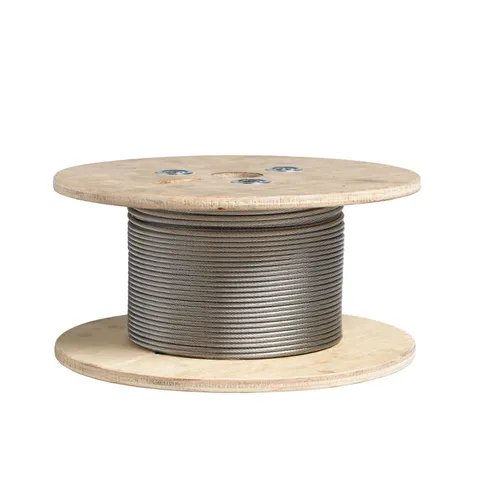 1/8 in wide · 500 ft long Stainless Steel Cable