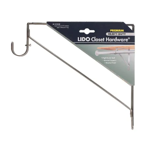 Lido 10-1/2 in high · 1 in wide · 11 in long Nickel Shelf Divider 1 pk