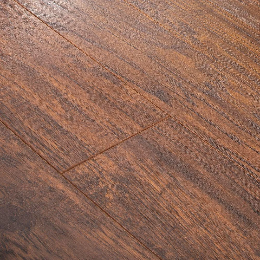 Pergo XP Hazelnut Hickory 8 mm T x 5.23 in. W x 47.24 in. L Laminate Flooring (18.9 sq. ft. / case), photo 2 of 5