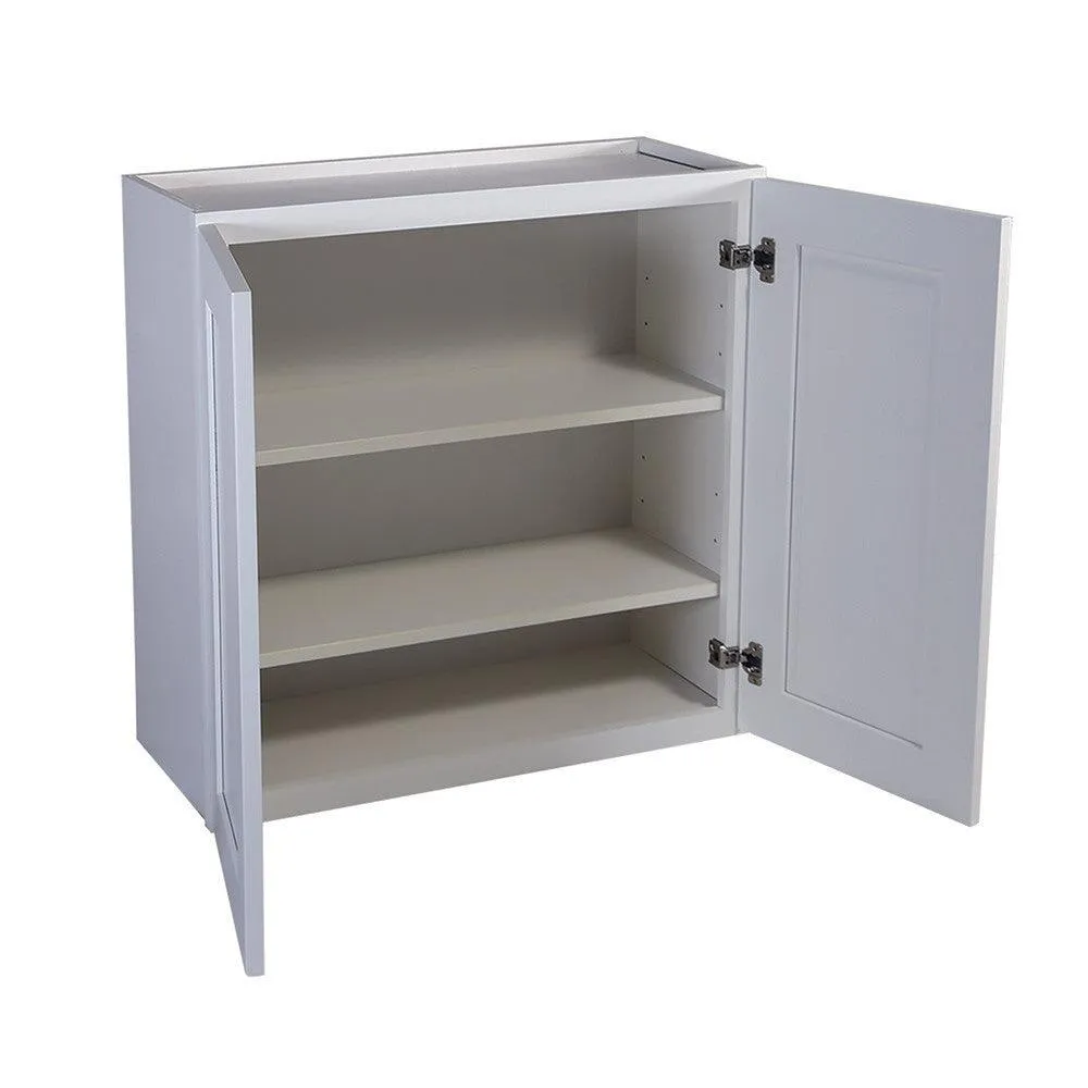 Design House 543140 Brookings Unassembled Shaker Wall Kitchen Cabinet 27x36x12, White, photo 6 of 19