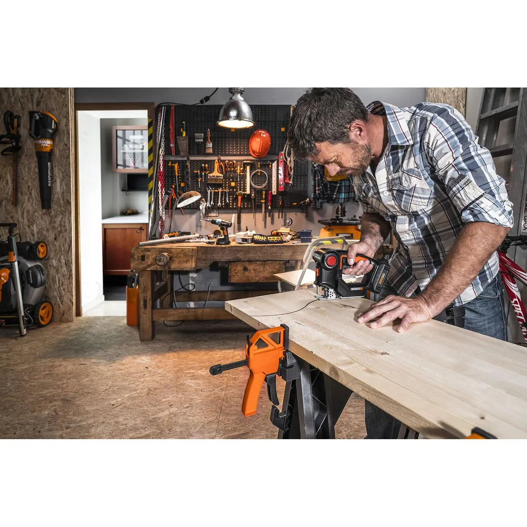 WORX 20V Axis 2-in-1 Reciprocating Saw And Jigsaw, Battery Included, WX550L, photo 3 of 7