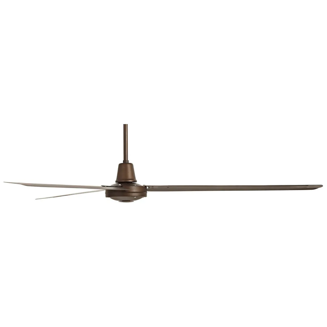Casa Vieja 72" Casa Vieja Industrial Outdoor Ceiling Fan with Remote Large Oil Rubbed Bronze Damp Rated for Patio Porch, photo 5 of 7