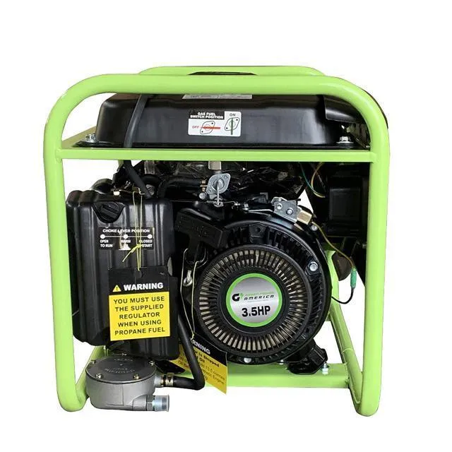 Green-Power America GN1750D 1750-Watt Propane and Gasoline Powered Dual Fuel Generator, Green, photo 4 of 5