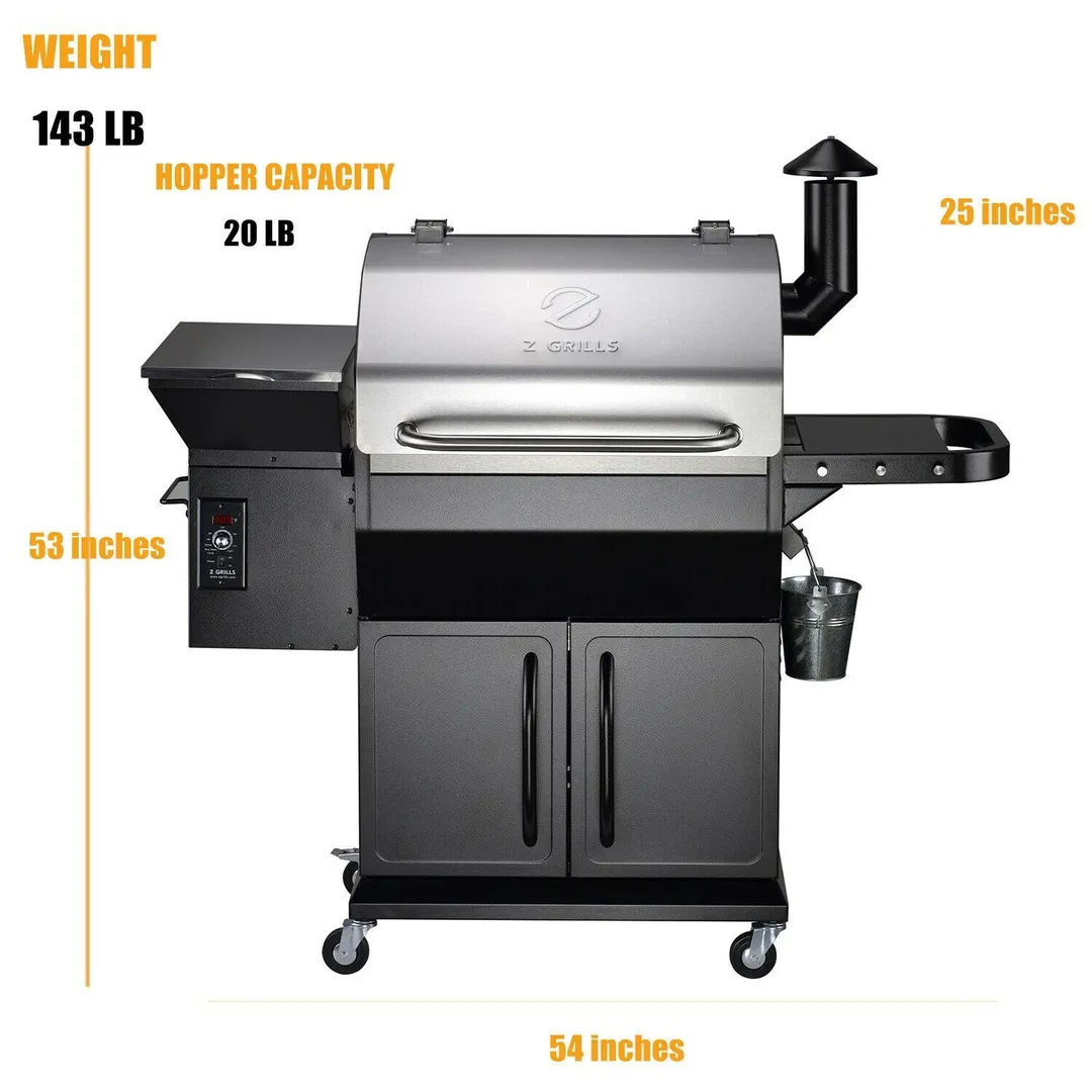 Z Grills 1000E Smart Wood Pellet Grill 8 in1 Outdoor BBQ Smoker 1000 SQ Inches Cooking Area, photo 4 of 8
