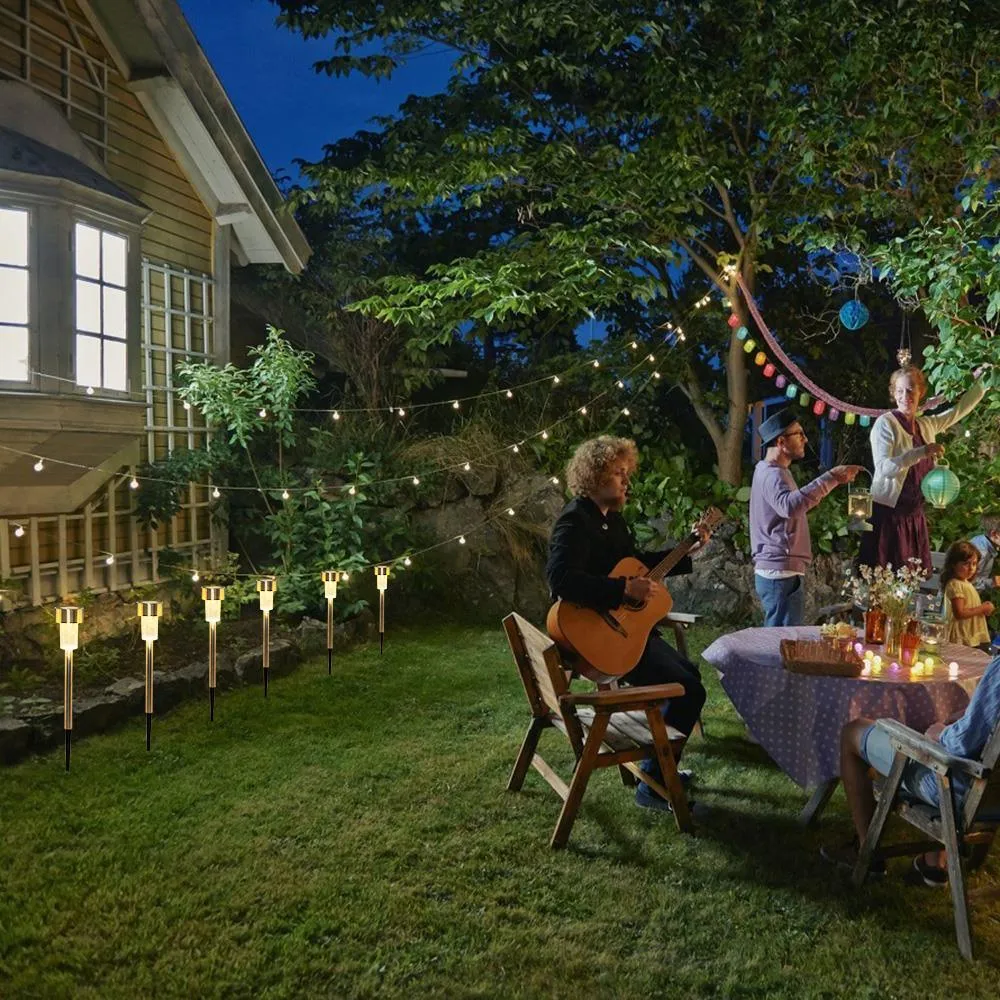 Ktaxon Patio Garden 24 Piece 5W Warm White Solar Power LED Lawn Lights, photo 2 of 10