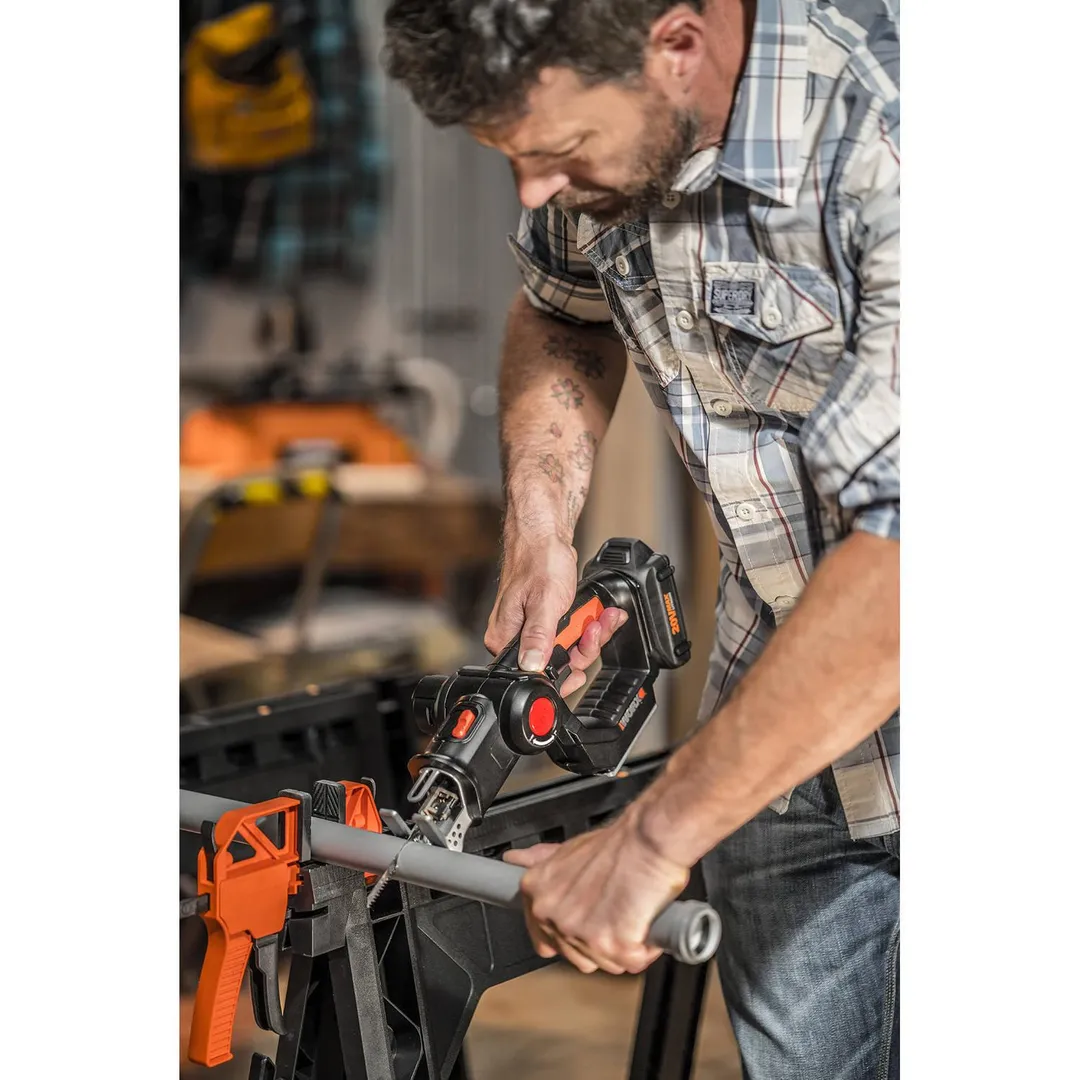WORX 20V Axis 2-in-1 Reciprocating Saw And Jigsaw, Battery Included, WX550L, photo 6 of 7
