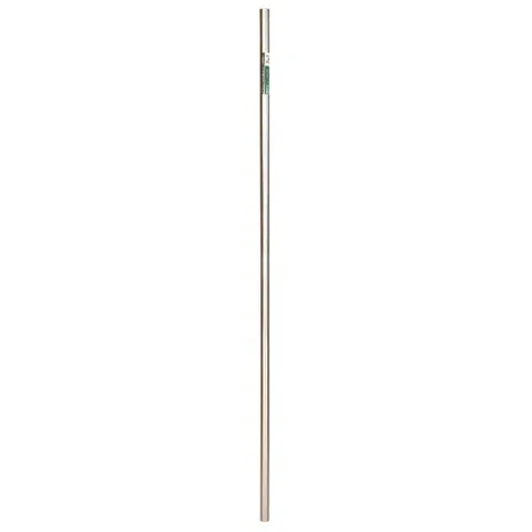 Lido 6 ft long · 1-5/16 in deep Brushed Stainless Steel Closet Rod
