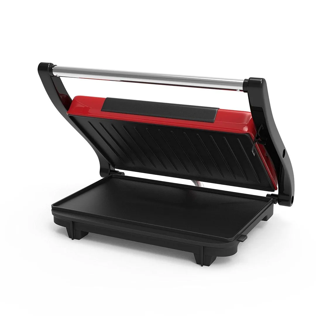 Panini Press Indoor Grill and Gourmet Sandwich Maker With Nonstick Plates (Red) by, MULTI-RECIPE HEALTHY COOKING- Healthier meals are a.., By Chef Buddy, photo 4 of 8