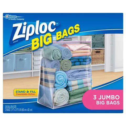 Ziploc Big Bags 24 × 32.5 in Storage Bag