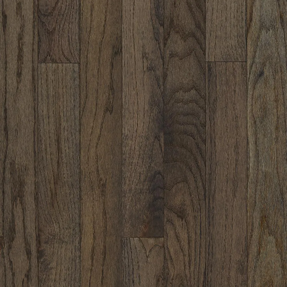 Bruce Plano Oak Gunstock 3/4 in. Thick x 3-1/4 in. Wide x Varying Length Solid Hardwood Flooring (22 sq. ft. / case), photo 3 of 9