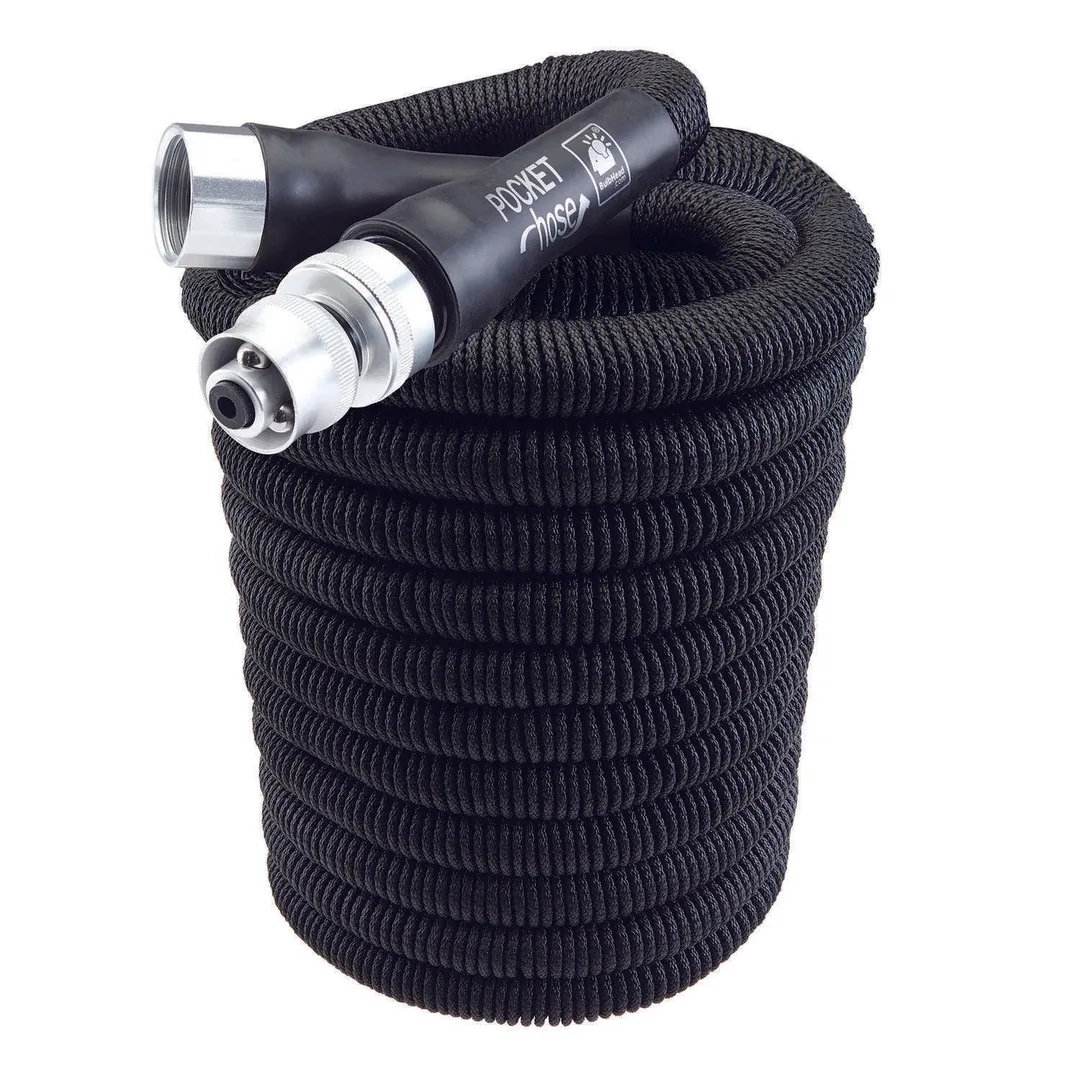 Pocket Hose Silver Bullet 3/4 in. D X 25 ft. L Expandable Lightweight Garden Hose Black, photo 2 of 2