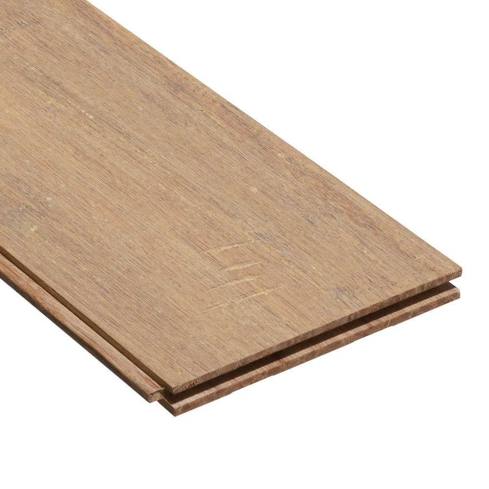 Home Legend Hand Scraped Strand Woven Ashford 1/2 in. T x 5-1/8 in. W x 72-7/8 in. L Solid Bamboo Flooring (25.93 sq. ft. / case), photo 2 of 4