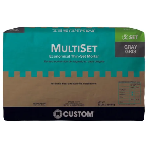 MultiSet Gray Thin-Set Mortar 50 lb