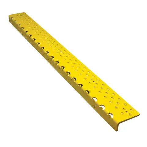 2.75 in wide · 30 in long Powder Coated Yellow Aluminum Stair Tread