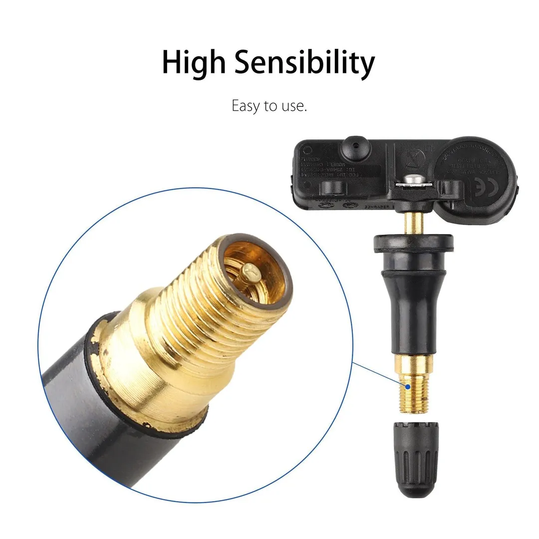 TSV 4/1 Pcs Tire Pressure Sensor TPMS for RAM 2012 2013 Jeep Grand Cherokee Dodge Charger 2011-2013 433MHZ 56029398AB, photo 3 of 7