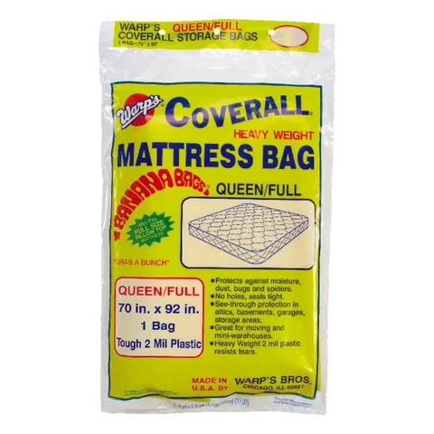 Warp's Queen/Full Size Clear Storage Bag