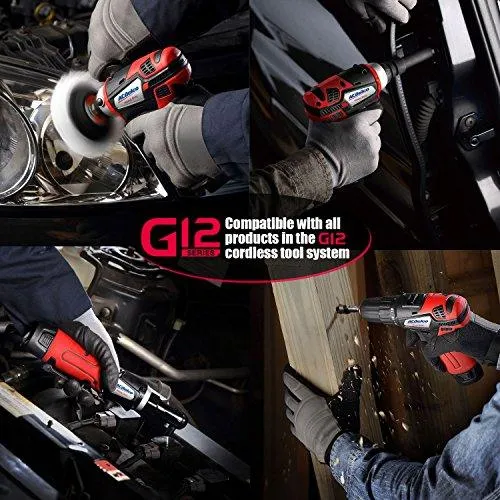 ACDelco ARW1209-K9 G12 Series 12V Li-ion Cordless ¼” & 3/8” Ratchet Wrench Combo Tool Kit,, photo 9 of 9