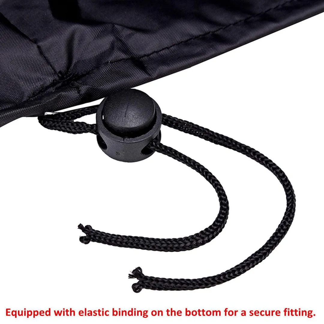 KUDOSALE Fire Pit Cover Waterproof Heavy Duty Waterproof Round Patio Fire Bowl Cover Garden Patio Camping Outdoor Folding, photo 6 of 6
