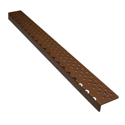 2.75 in wide · 30 in long Powder Coated Brown Aluminum Stair Tread