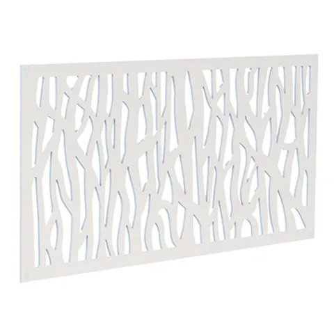 Sprig 2 ft wide · 4 ft long White Polymer Screen Panel