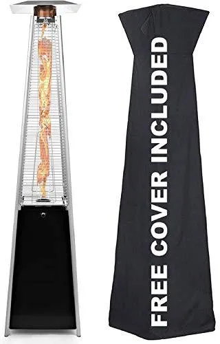 Outdoor Patio Propane Space Heater - 42,000 Btu Pyramid Propane Heater