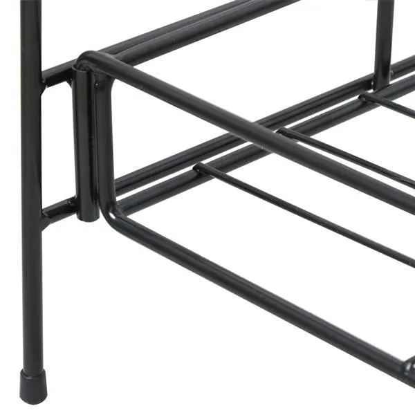 2-Tier Metal Plant Stand Plant display stand Shelf for House/ Patio/Yard/Garden, photo 5 of 9