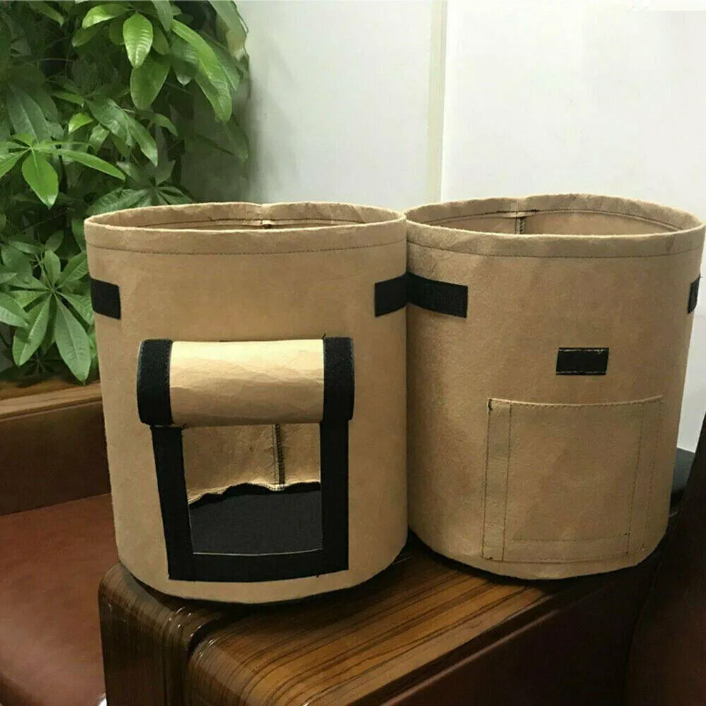 1/2/4 Pack Potato Grow Bags, Planter Bag 5/7 Gallon, Garden Bags for Vegetable, Fabric Planting Pots with Handles, Potato Planter Bag with Access Flap, Breathable Nonwoven Growing Gags, photo 7 of 11
