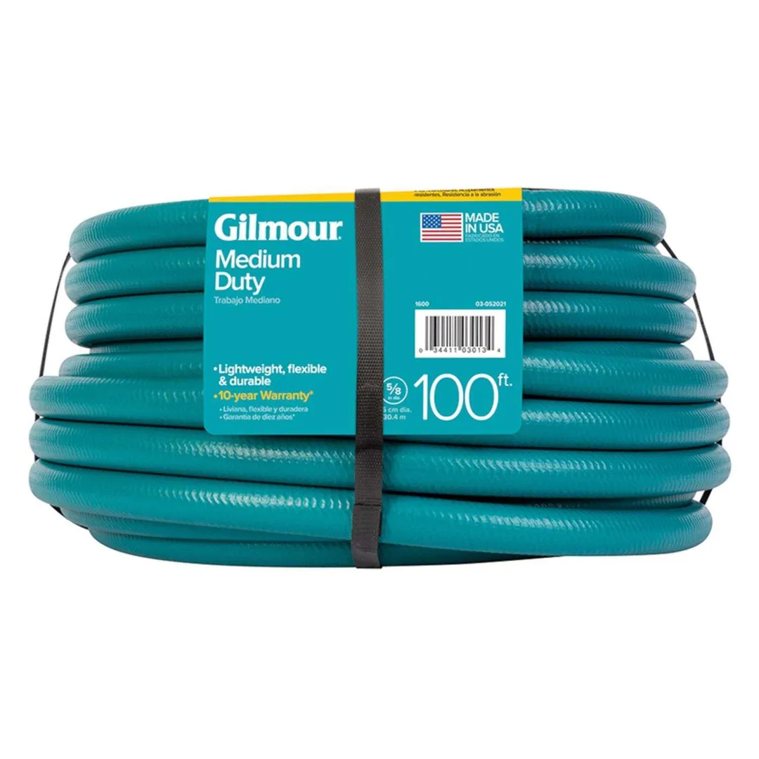 Gilmour 5/8 in. D X 100 ft. L Medium Duty Garden Hose Blue, photo 5 of 5