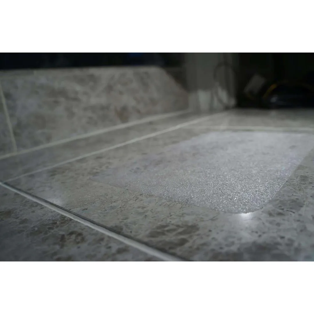 Handi-Treads 6 in. W X 12 in. L Unfinished Clear Vinyl Anti-Slip Treads, photo 2 of 3