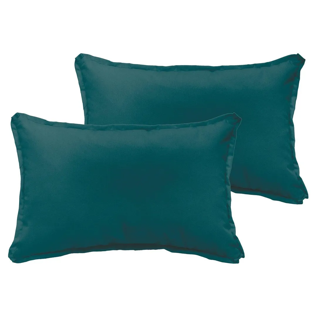 Mozaic Company Sunbrella Outdoor Lumbar Pillow with Flange Edge - Set of 2, photo 9 of 9
