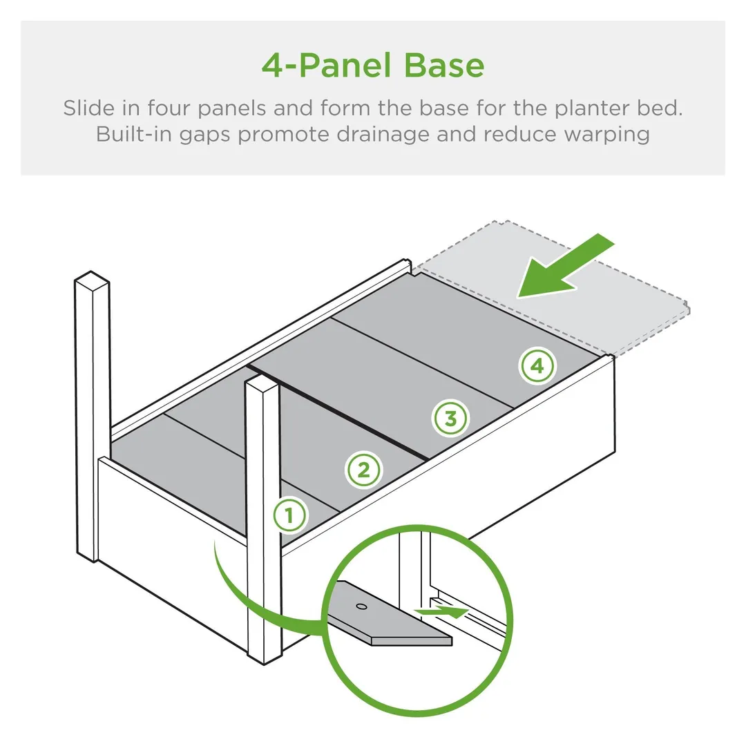 Best Choice Products 48x24x30in Elevated Raised Wood Planter Garden Bed Box Stand for Backyard, Patio - Natural, photo 6 of 7