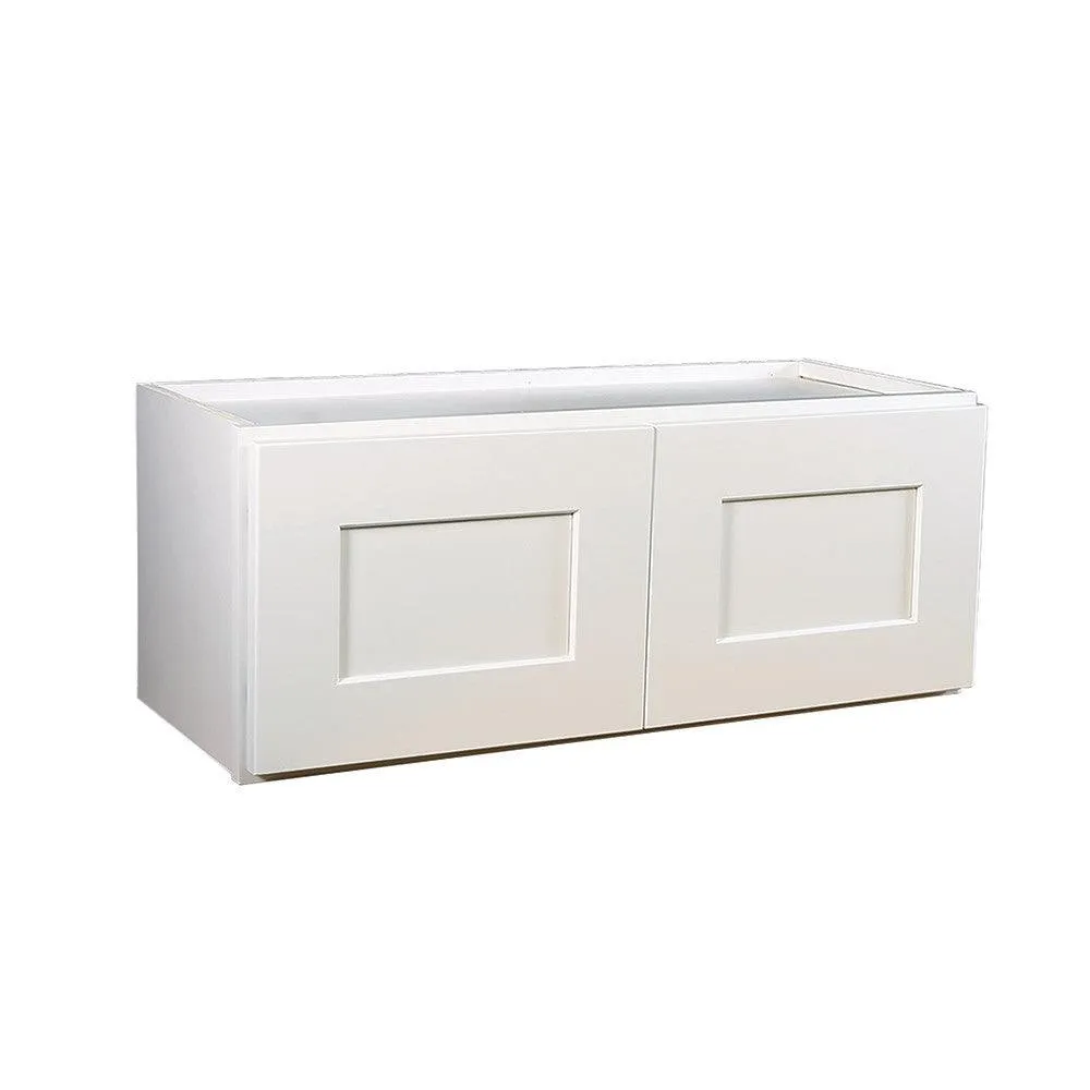 Design House 543322 Brookings Unassembled Shaker Bridge Wall Kitchen Cabinet 36x21x12, White, photo 5 of 19