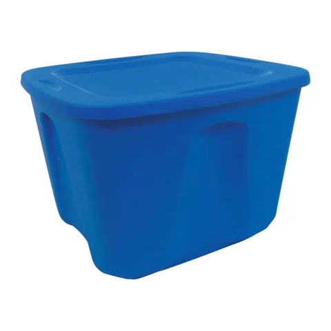 Homz 23-1/2 in high · 17-1/2 in wide · 15-1/5 in deep Stackable Storage Tote