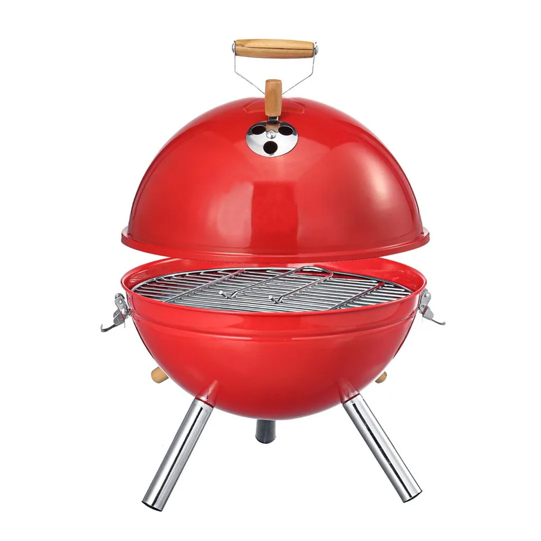 12X18inch Kettle Charcoal Grill Premium Charcoal Stove Portable Iron BBQ Barbecue Grills w/ Vent Patio Garden Indoor Outdoor Camping Cooking,Round, photo 4 of 11