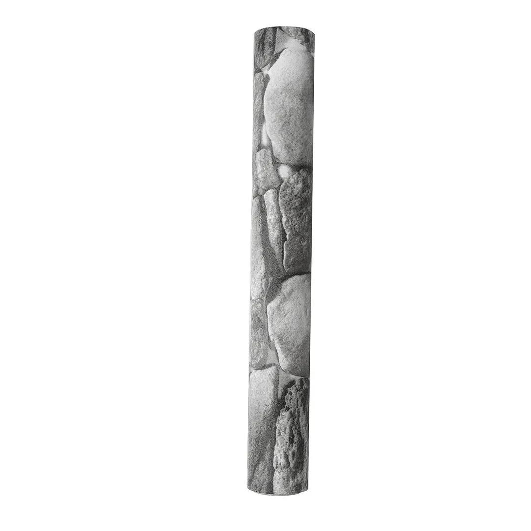 Kadell 394'' x 21 '' 3D Wall Sticker Wall Decal Wallpaper Roll Self-adhesive Brick Schist Wallpaper Film Vinyl Mural Bedroom Living Room Home Decoration, photo 8 of 8
