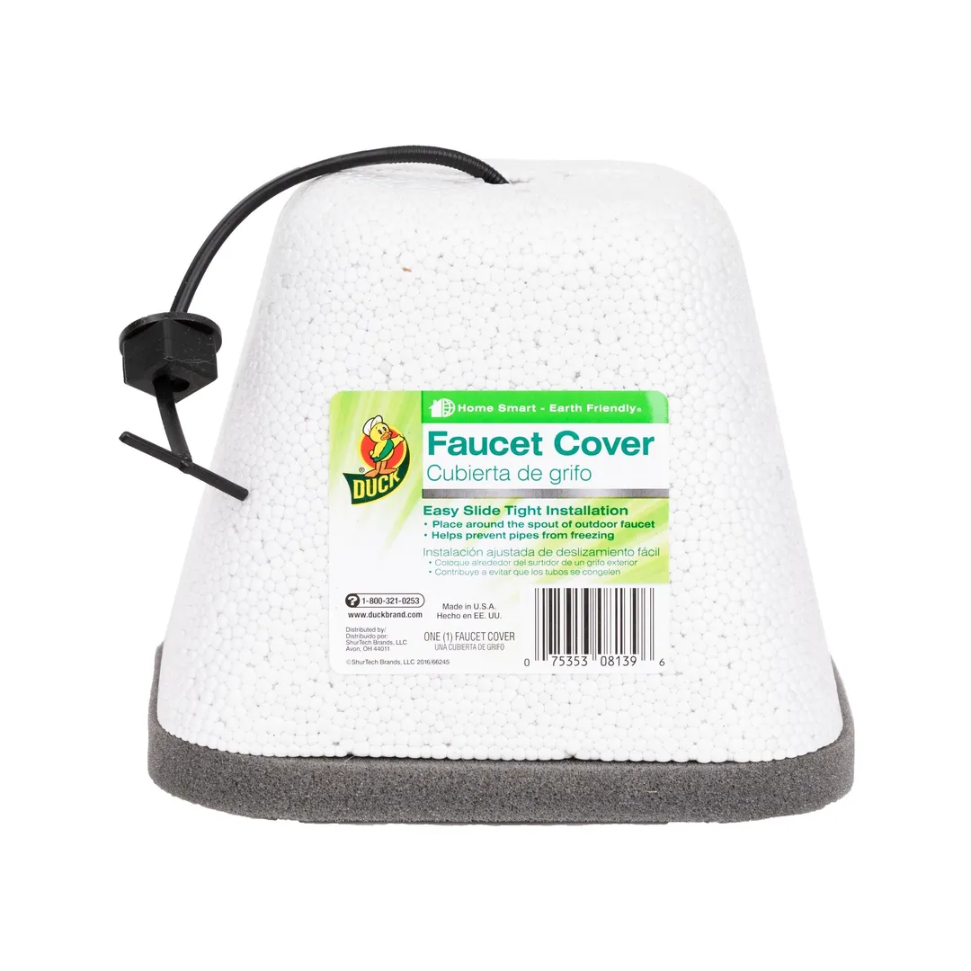 Duck Brand White Foam Faucet Cover - 5.25 in x 6.5 in x 5.25 in, photo 2 of 8