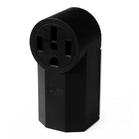 Black 50-Amp Round AFCI Industrial Range