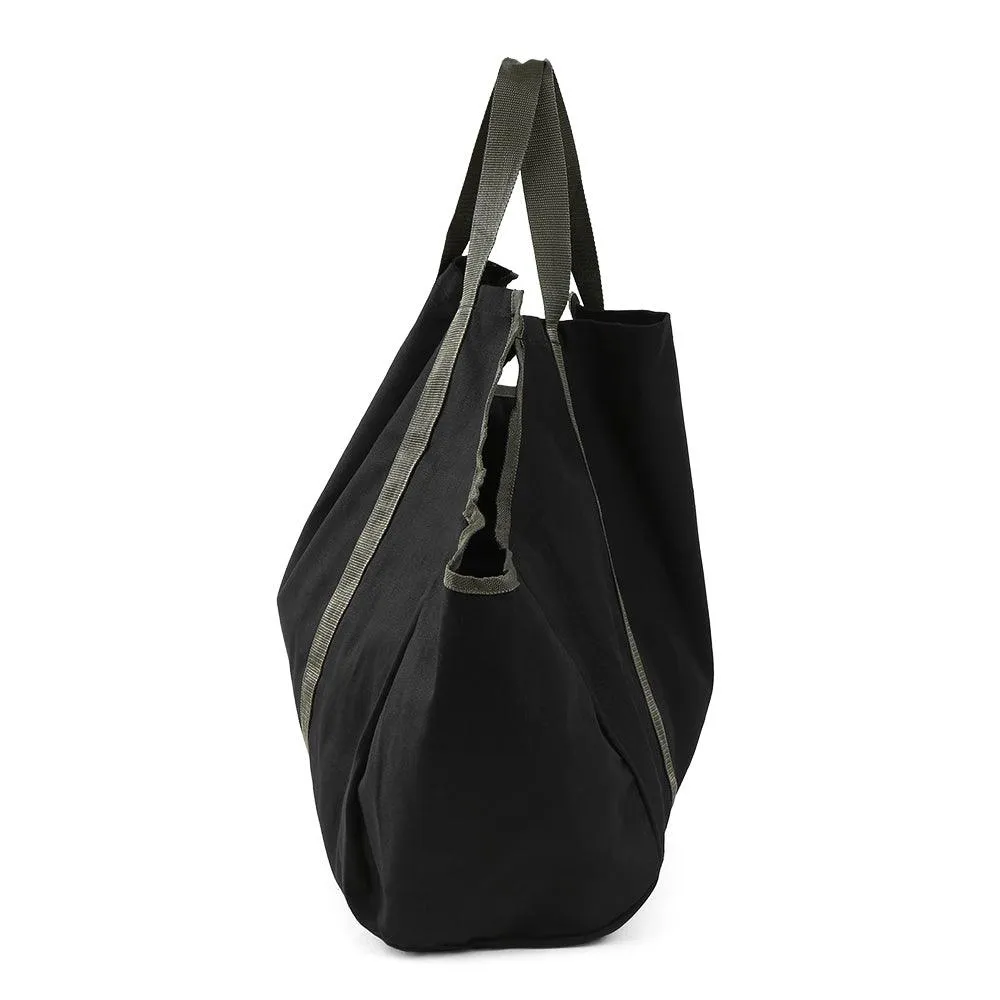 Lixada Firewood Log Carrier Bag Canvas Wood Tote Firewood Holder for Fireplaces Camping, photo 6 of 7