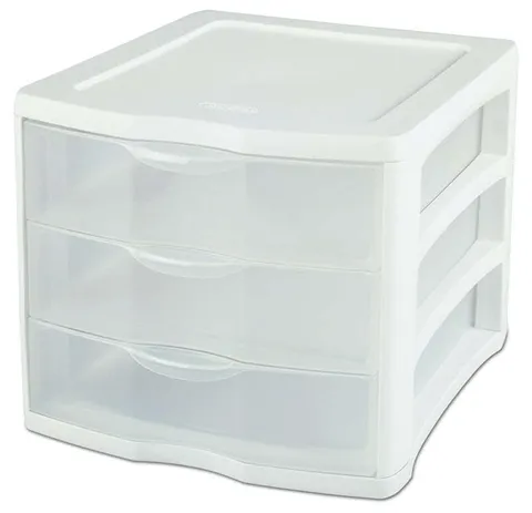 Sterilite 9.625 in high · 11 in wide · 13.5 in deep Stackable Drawer Organizer