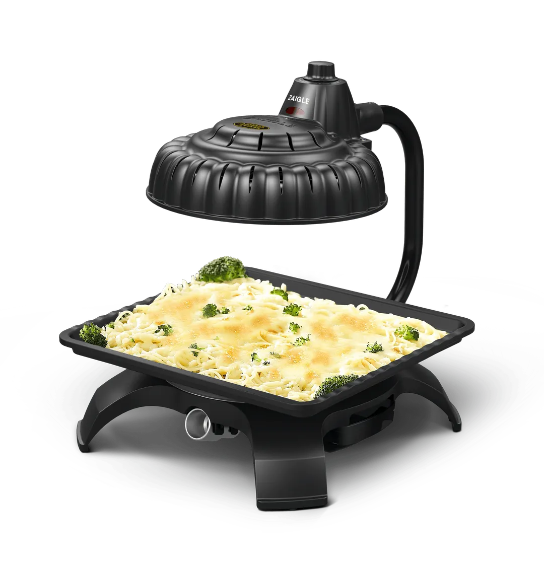 Zaigle ZG-HU375 Handsome Infrared KBBQ Electric Grill, 120v, 3 pans, tongs included, photo 2 of 8
